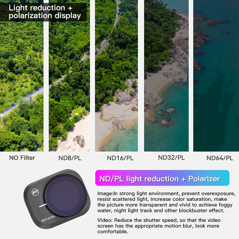 RCSTQ Für DJI Mini 3 Pro Filter Drone Kamera Objektiv Filter – Bild 3