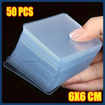 Ultrastarker Kleber, doppelseitiges Klebeband, transparent, quadratisch, Wandaufkleber, Patch für Badezimmer
