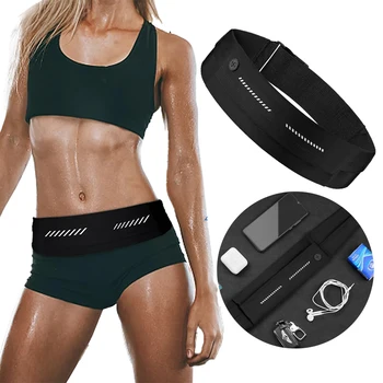 Outdoor-Sport-Lauf-Bund-Handytasche für iPhone 15 14 13 12 11 Pro Max AirPods Pro 3, ultradünne GYM-Hüfttasche