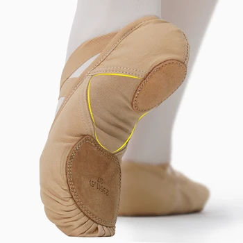 Frauen Ballett Tanz Schuhe Split Sohle Ballett Hausschuhe für Mädchen Kinder Atmungsaktive Ballett Schuhe