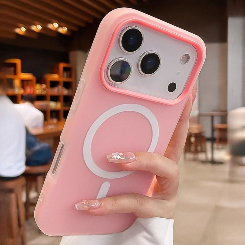 Luxuriöse 2-in-1 magnetische stoßfeste Hülle für iPhone 17