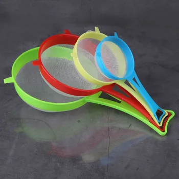 4er-Set Mehrzweck-Netzfilter mit Griff - perfekt für Tee, Saft, Mehl, Sojamilch usw. - Küchenhelfer, einfach
