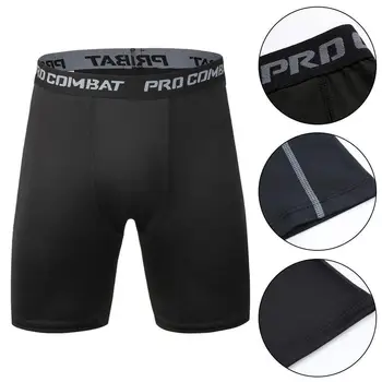 Männer Sport Leggings Fitness Elastische Kompression Strumpfhosen Trocknen Schnelle Größe Fitness Plus Hosen