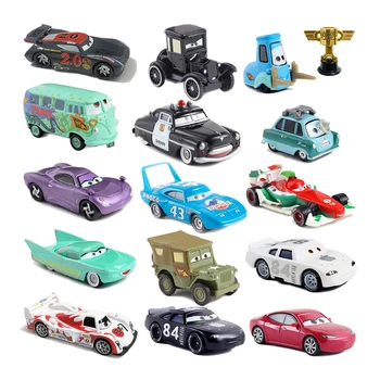 Pixar Cars 3 Mater Jackson Storm Ramirez Spielzeugauto McQueen 1:55 Druckguss-Metall-Legierung Modellauto 2