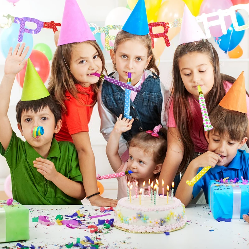 20/50 Stück Party Blowout Pfeifen Kindergeburtstag – Bild 6