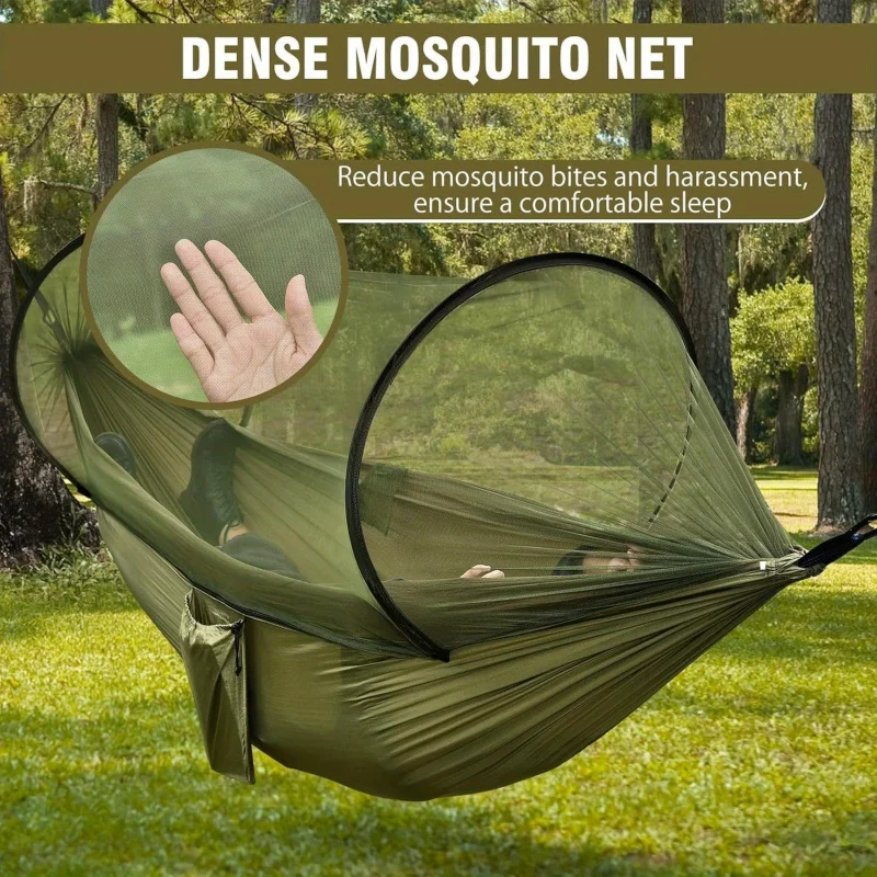2-in-1 Camping-Hängematte mit Moskitonetz, 1,6 lbs