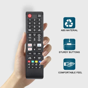 Universelle Fernbedienung für Samsung Smart TV, Steuerungsersatz passend für 4K Uhd Qled Hdtv Led-Fernseher
