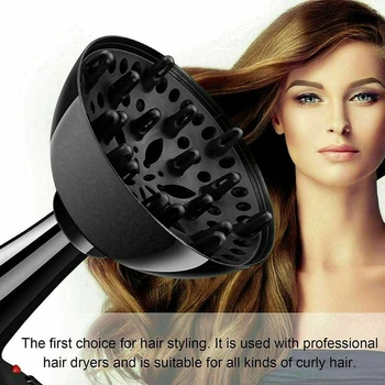 Universal Haar Diffusor Haar Styling Locken Trockner Lockiges Haar Große Wind Haube Salon Lockige Zubehör