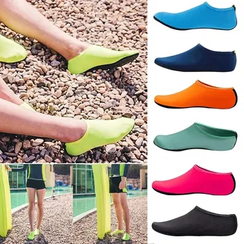 Rutschfeste Unisex-Wasserschuhe, Schwimmen, Tauchen, Socken, Sommer, Aqua, Strand, Sandale, flacher Schuh