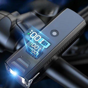 3000 Lumen Fahrradscheinwerfer mit 2000 mAh Power Bank IPX6 USB wiederaufladbare Lenker-Taschenlampe