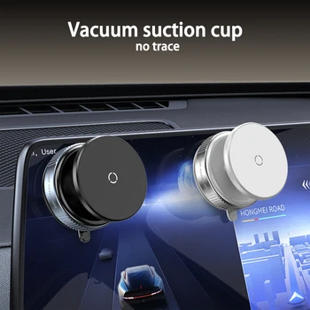 Autotelefonhalterung, Magsafe magnetisches Vakuum, intelligente Autohalterung 360° ° Rotation magnetische