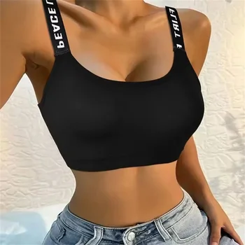 Brief Riemen zurück Unterwäsche Frauen ohne Bügel mit Brust kissen zurück Herz riemen Frauen wickeln Brust