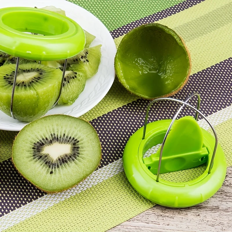 Schnelle Obst Kiwi Cutter Schäler Slicer Küche Gadgets – Bild 4