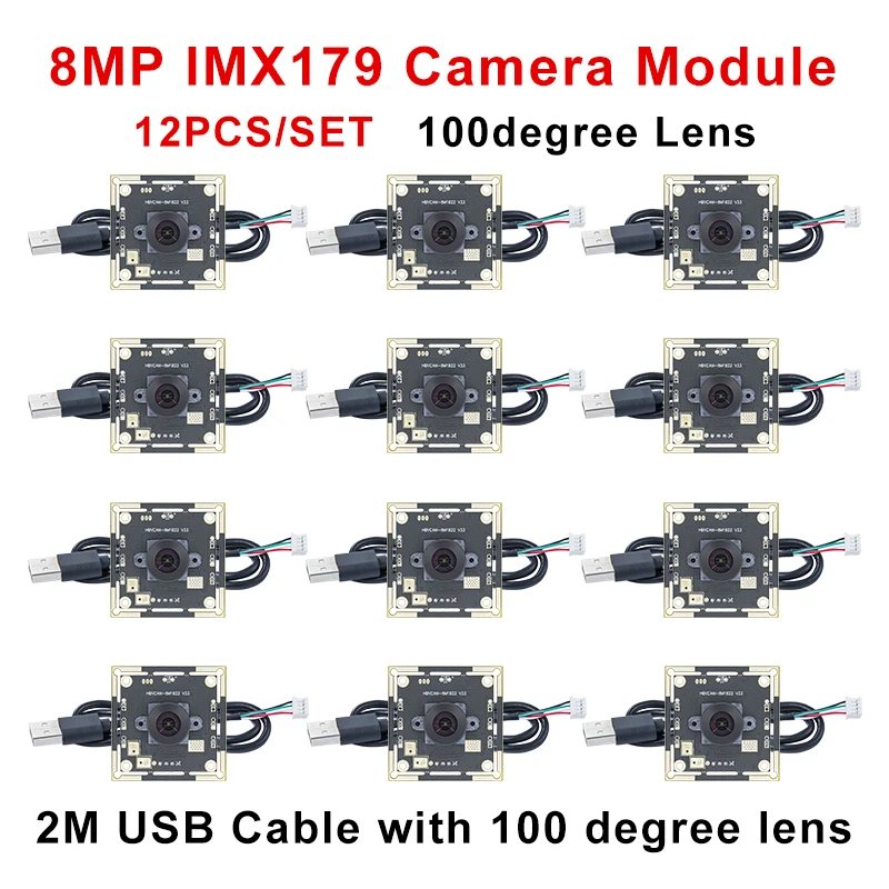 HBVCAM IMX179 100-Grad-8MP-30fps-Kameramodul mit 2 m Kabel – Bild 4