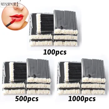 50/1000 Stück Lippenpinsel Applikatoren Wimpern Pinsel Lippenstift Pinsel Lipgloss Applikator Zauberstäbe