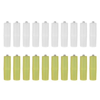 AAA zu AA Größe Zelle Batterie Konverter Adapter Batterien Halter Fall Switcher AAA zu AA Batterie (10 Stück)