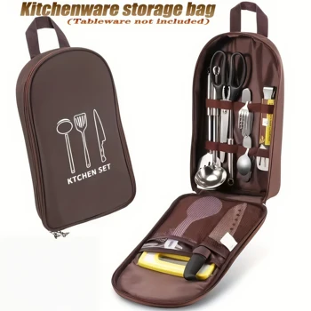 Outdoor Kochen Tasche Camping Lagerung Tasche TragbareKochen Utensil Organizer Lagerung Beutel Picknick Tasche