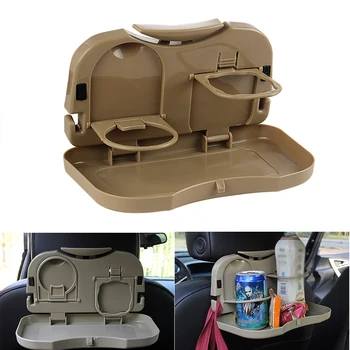 Auto Mini Schreibtisch Griff Tisch Sitz Zurück Halter Klapp Mahlzeit Tablett Trinken Tasse Kaffee Stehen