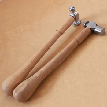 Ball Peen Hammer mit hölzernem Hochleistungsmetallbearbeitungshammer für Haushaltsworkshop -Metallforming
