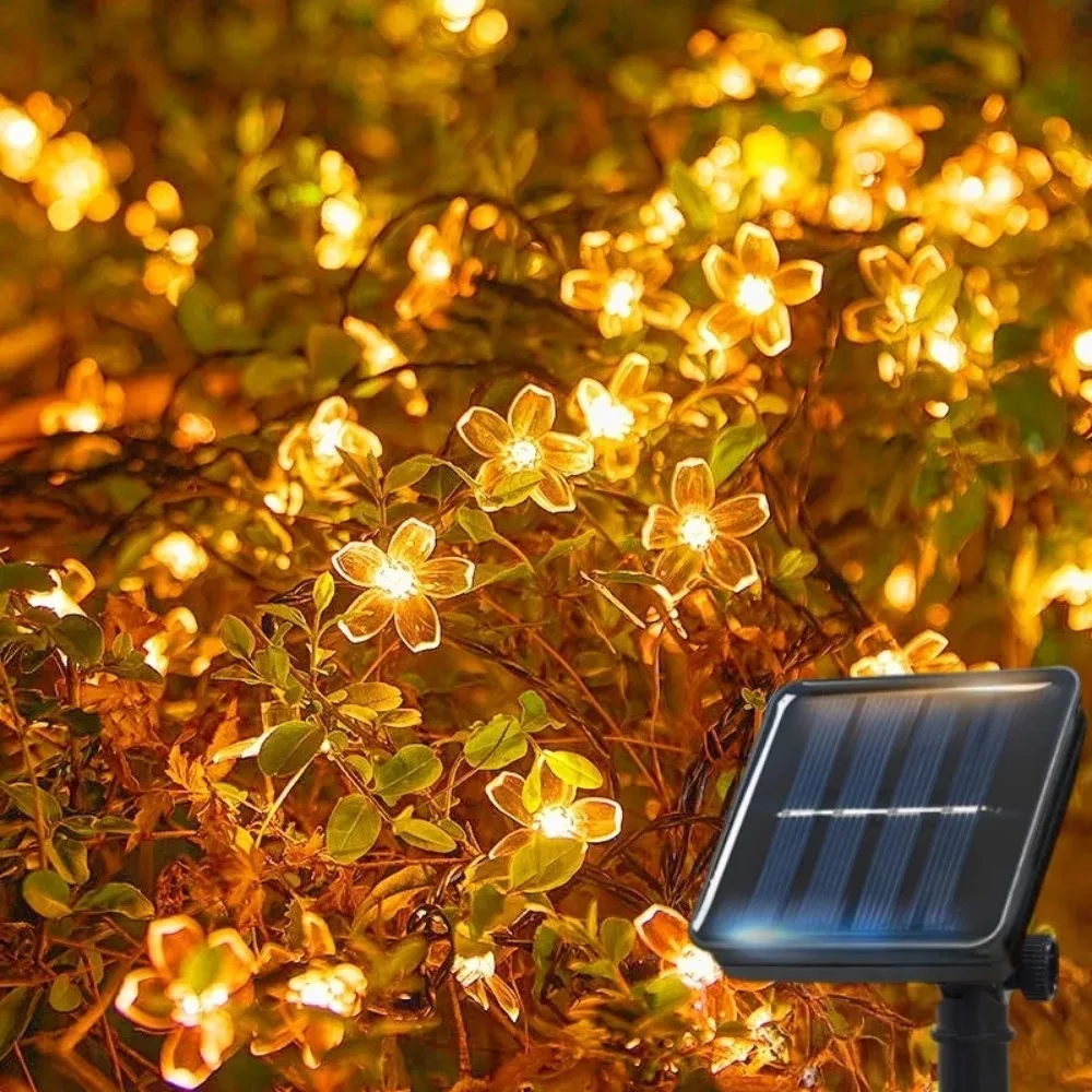 Solar Kirschgarten Blüte Blumenlichter Girlanden – Bild 2