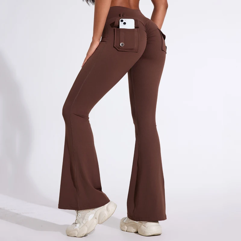 DIAS FIT JOY Damen Yoga-Hose mit Taschen, hoher Taille – Bild 5
