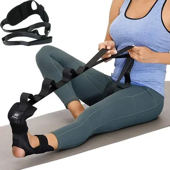Yoga Bein Stretching Band Flexibilität Stretching Band Rehabilitation Fitness Band Plantarfasziitis Training