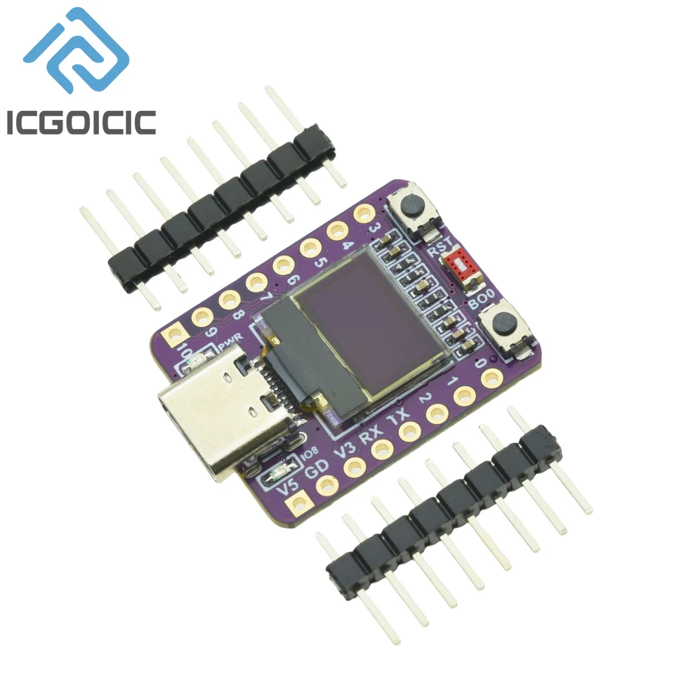 0,42 Zoll OLED-Entwicklungsboard für ESP32-C3 – Bild 4