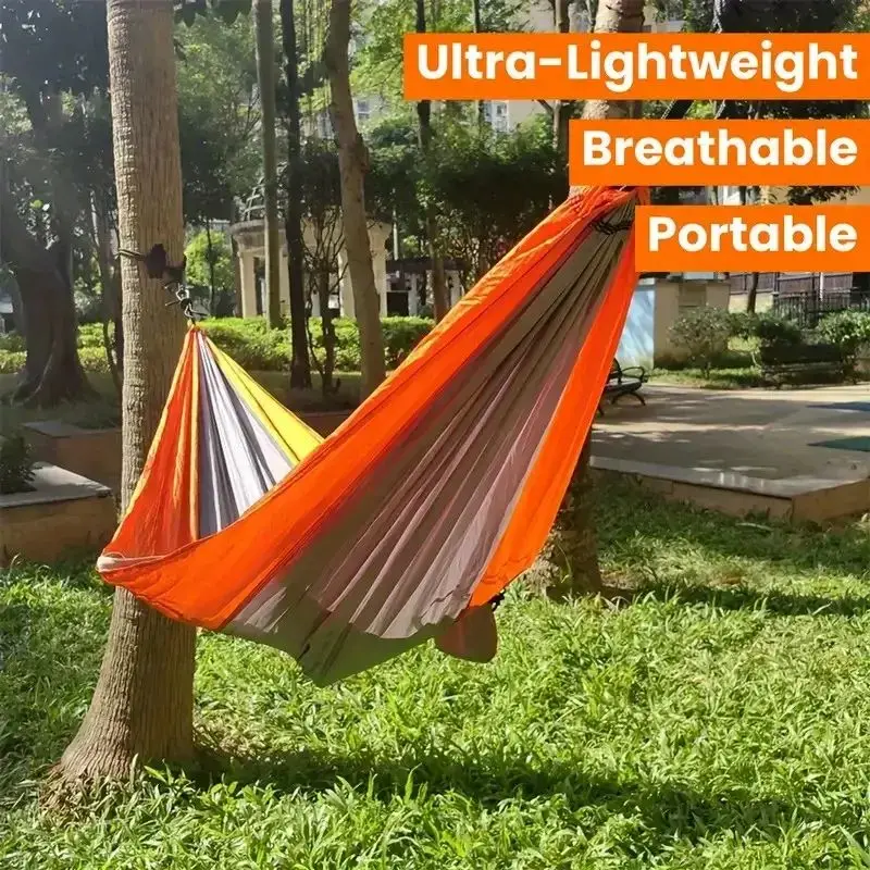Outdoor Camping Hängematte Tragbare Hängematte Strand – Bild 5