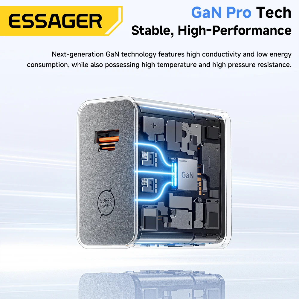 GaN-Ladegerät 65 W, USB-C PD 3.0, PPS, QC 4.0 – Bild 3