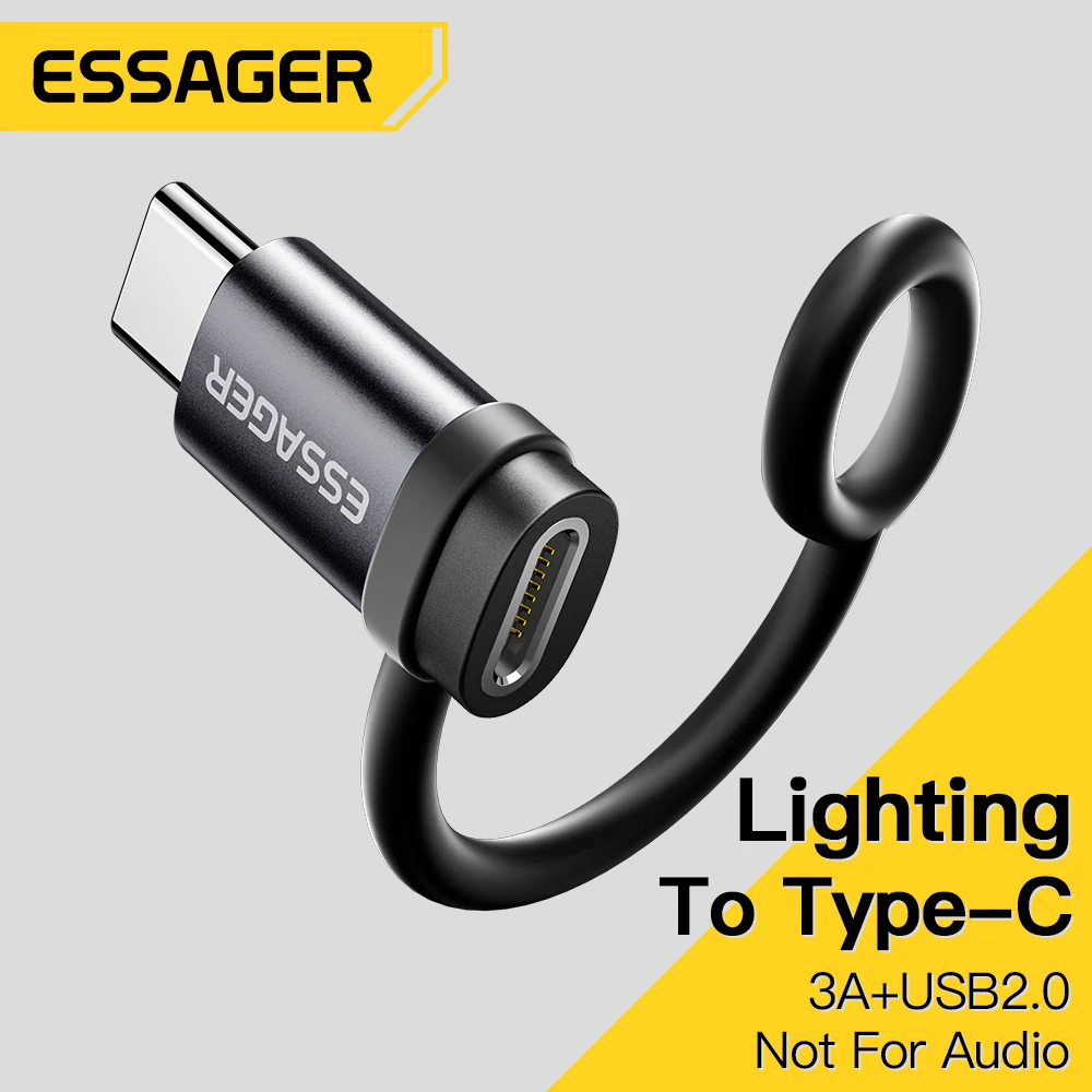 Lightning-Buchse auf USB-C Stecker Adapter, 3 A – Bild 5