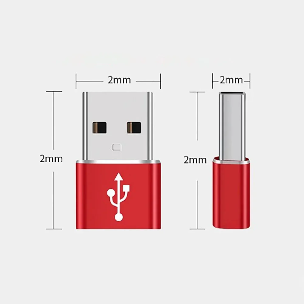 USB-C Buchse auf USB-A Stecker Adapter, USB 3.0 – Bild 3