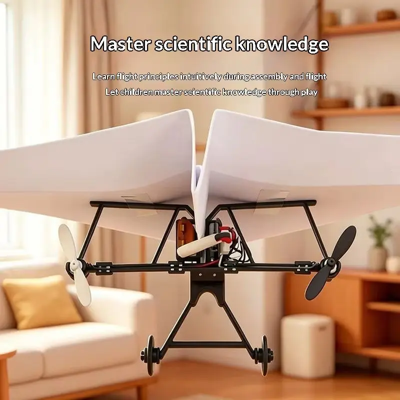 RC Papierflugzeug Elektrisches DIY RC Papierflugzeug-Set – Bild 3
