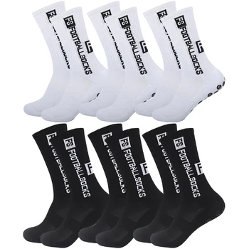 6 Paar rutschfeste Socken für Männer und Frauen, Fußball, Basketball, Baseball, Rugby, Fußball, Radfahren