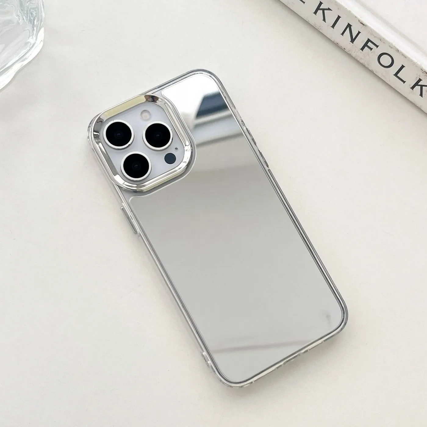 Luxus-Beschichtung, Make-up-Spiegel-Telefonhülle für iPhone – Bild 4