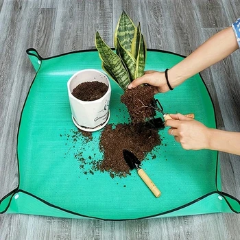 Pflanzmatte 50 cm - 100 cm Gartenarbeit Blumentopf Pad Faltbare Garten Pflanze Blumentopf Umpflanzen