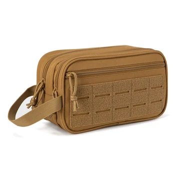 Taktische Kulturtasche für Männer/Frauen, Hygienetasche, Werkzeug, Molle-Beutel, kleine hängende Dopp-Kit