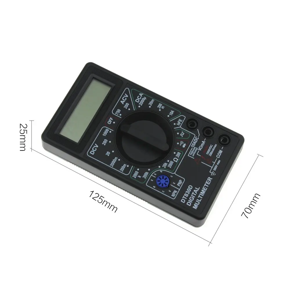 Mini DT-830D Taschen-Digitalmultimeter 1999 Messungen AC/DC – Bild 6
