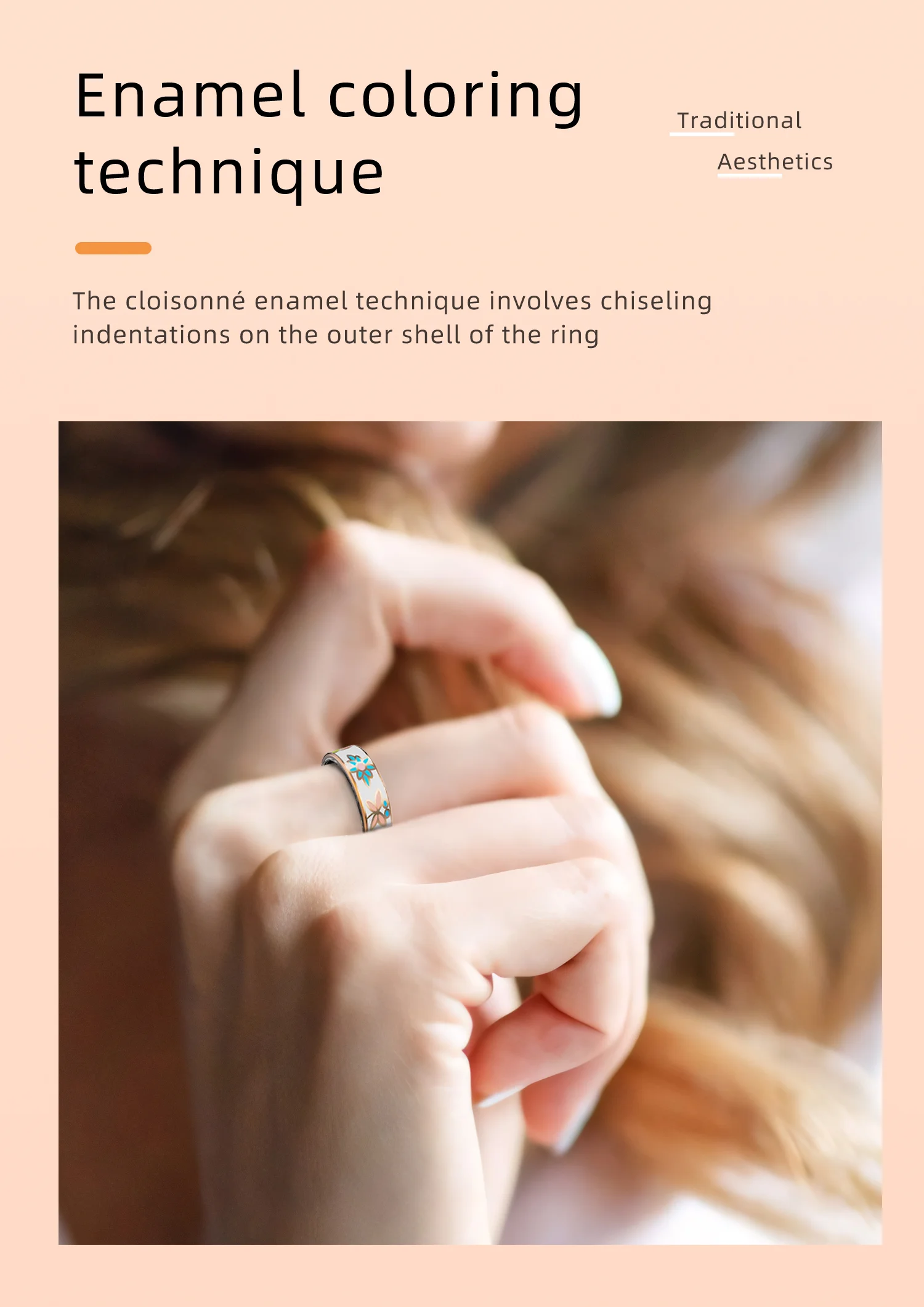 R18 Smart Ring Farbe Emails Frauen Weibliche Edelstahl – Bild 6