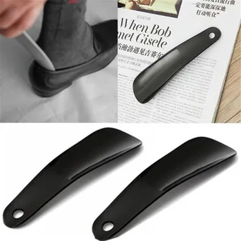 16cm Schuh Hörner Professionelle Schwarz Kunststoff Schuh Horn Löffel Form Schuhlöffel Schuh Heber (4 Stück)