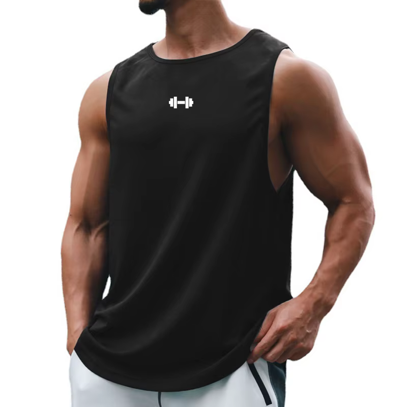 Sommer männer Gym Tank Top Fitness Training Kleidung Schnell – Bild 2
