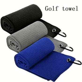 Golf Handtuch Mikrofaser Stoff Für Golf liebhaber Weichen, Saugfähigen Golf Club Reiniger Lappen Clip Golf