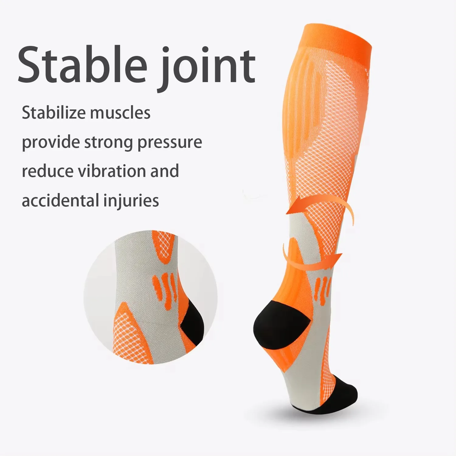 1 PAAR Kompressionssocken Sportsocken Medizinische – Bild 4