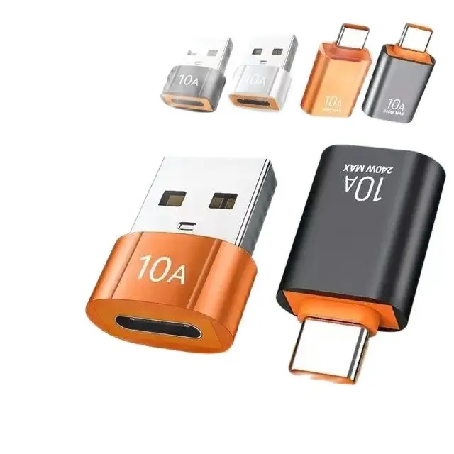 10A/6AUSB A zu USB C OTG Adapter Typ C zu USB Konverter USB