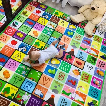 Baby-Spielmatte, Lernspielzeug für Kinder, Krabbelteppich, Spielaktivität, Fitnessstudio, Spielplatz