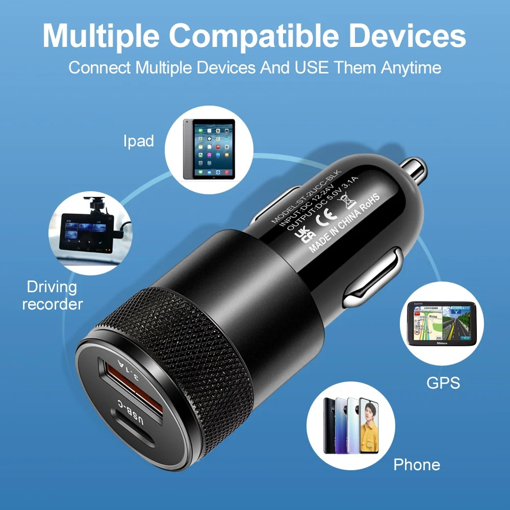 USB-C Auto-Ladegerät 66 W PD für Zigarettenanzünder – Bild 3