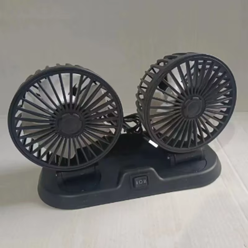 Mehrspannungs-Autoventilator |   USB-Kühler mit zwei Köpfen | – Bild 4
