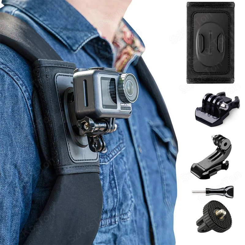 360 Rotations tasche Rucksack Schulter gurt halterung für