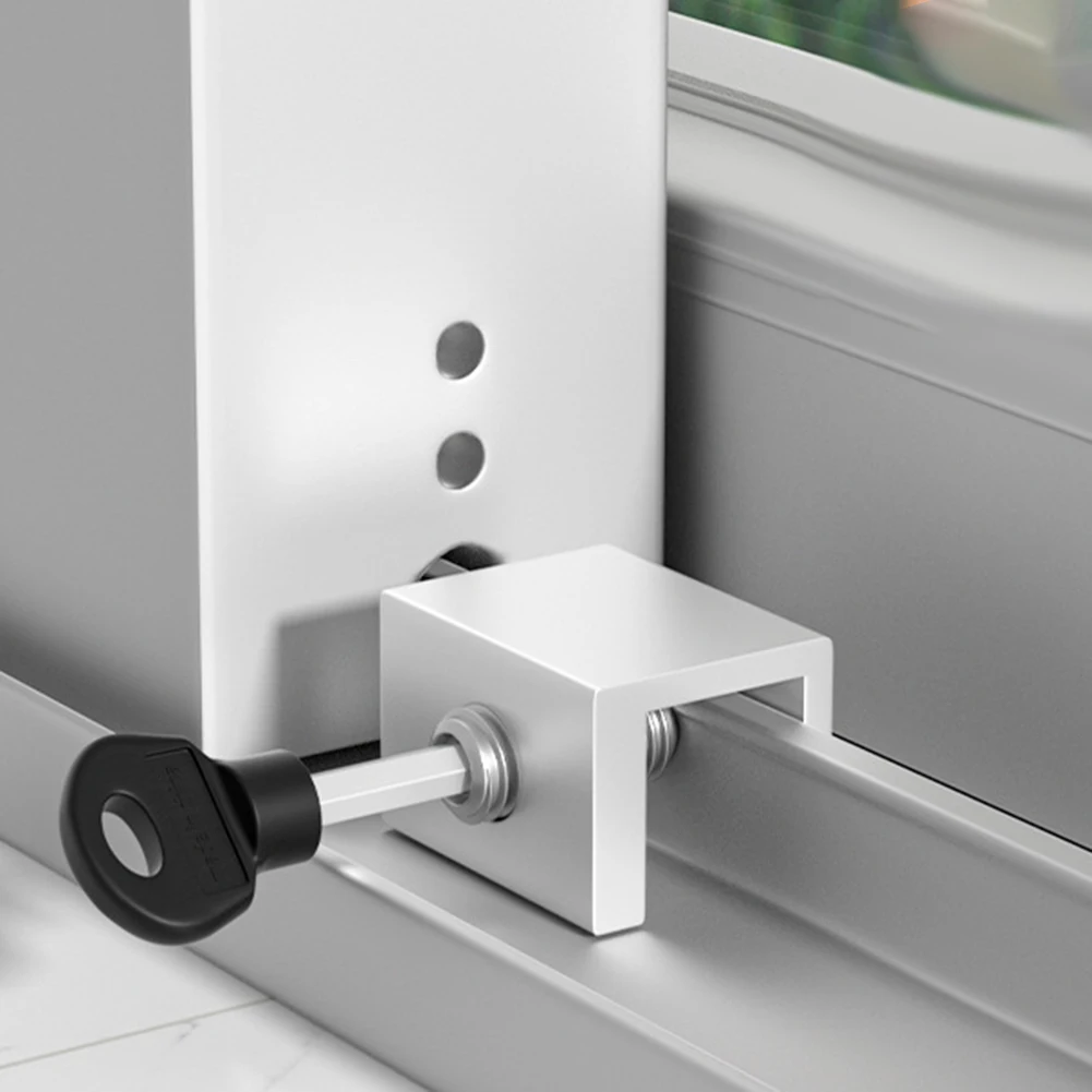 2 Stück verstellbare Fensterschloss-Stopper