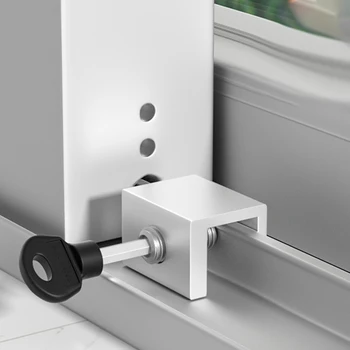 Verstellbare Fensterschloss-Stopper, Sicherheitsschlösser für Kinder und Haustiere (2 Stück)