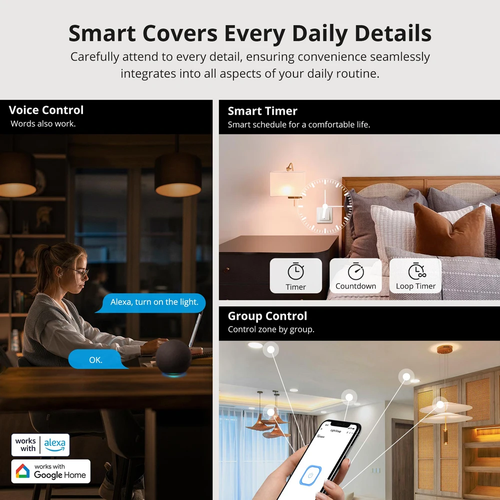 SONOFF ZBMINIR2 Extreme Zigbee Smart Switch Detach Relay – Bild 3